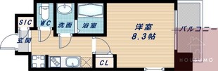 リッツ新大阪の物件間取画像